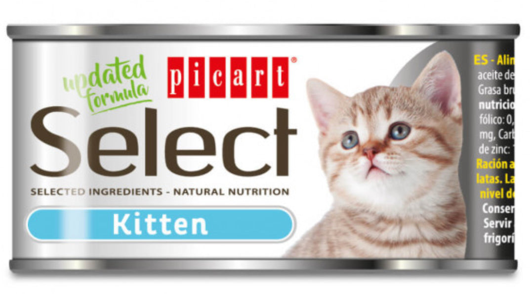Picart Select Gato Kitten - Alimento Húmido Grain Free 95gr