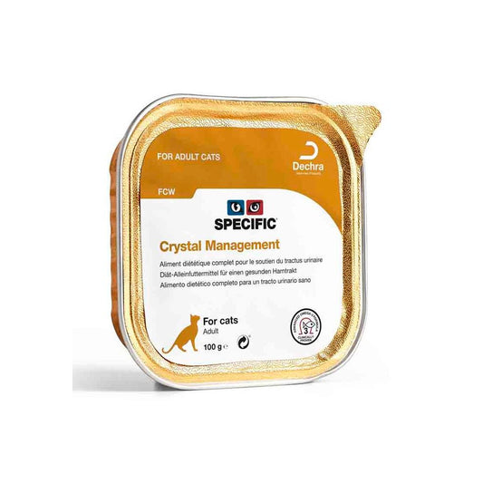 SPECIFIC Crystal Management - Alimento húmido para gato adulto com problemas urinários 100gr