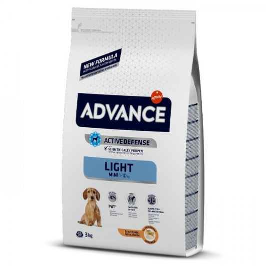 Advance Light Cão Mini Adulto - Frango E Arroz