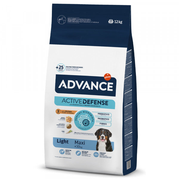 Advance Light Cão Maxi Adulto - Frango E Arroz