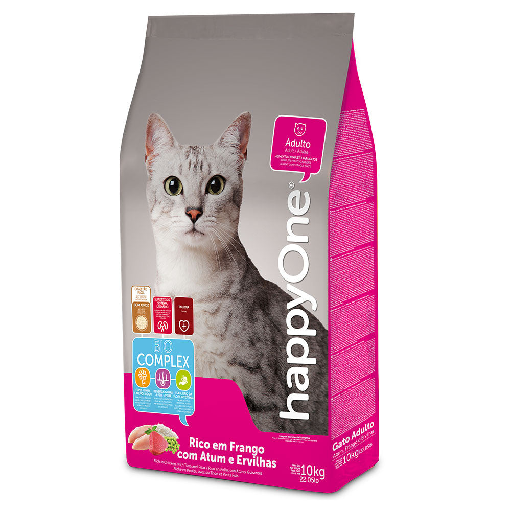 happyOne - Ração seca para gato adulto - Atum e frango