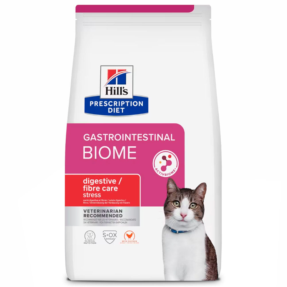 Hill's PD Gastrointestinal Biome Stress - Ração seca para gato para a saúde digestiva - Frango