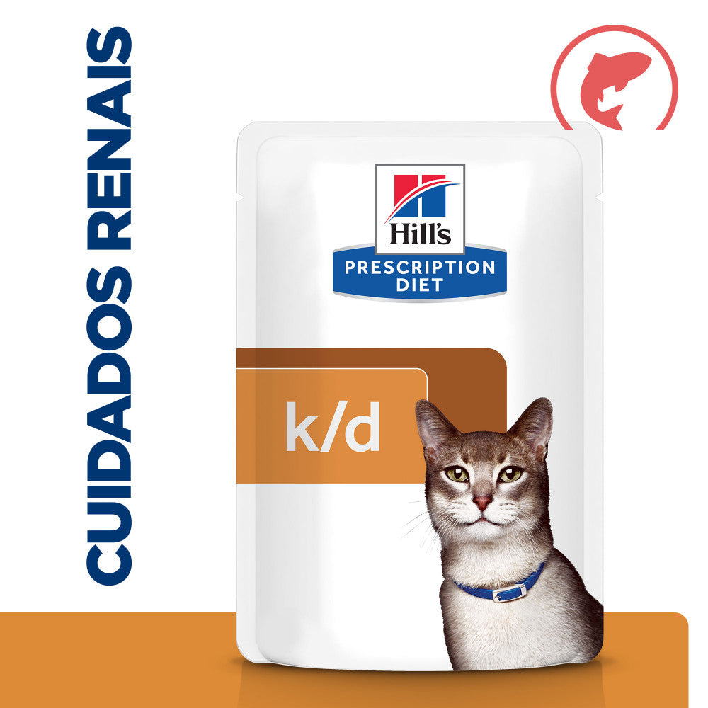Hill's PD Kidney Care k/d - Alimento em molho para gato para suporte da doença renal 85g