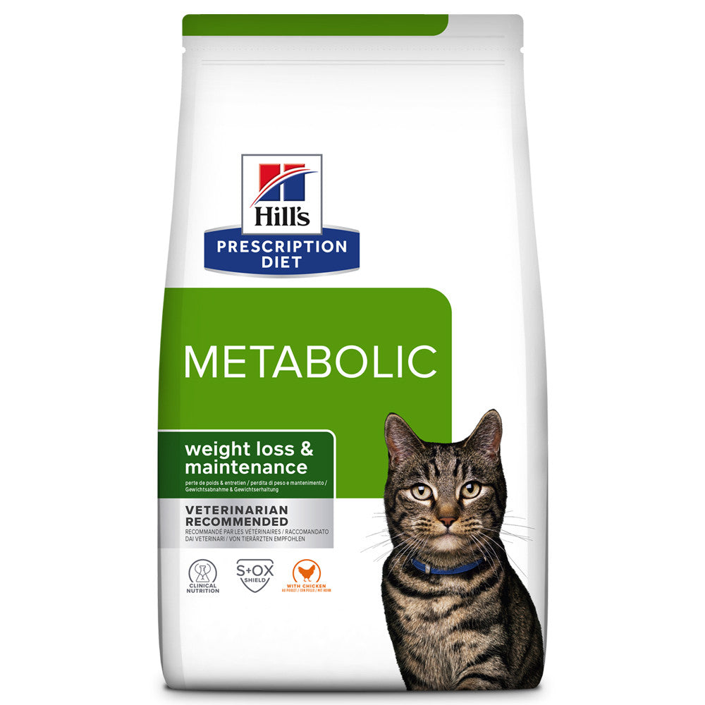 Hill's PD Metabolic - Ração seca para gato para controlo do peso - Frango