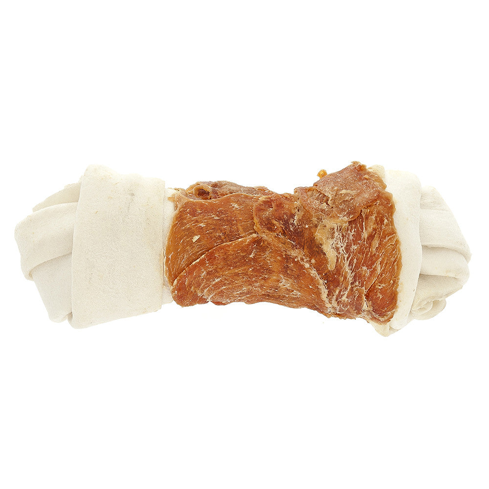 Ossos de couro com frango para cães - Ferribiella