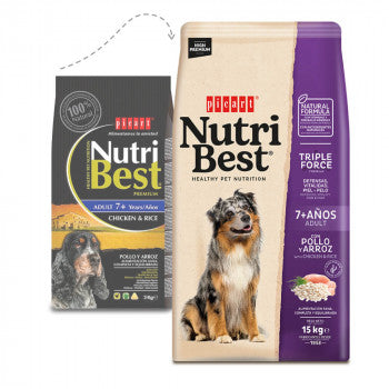 Picart Nutribest Cão Premium +7 anos Senior