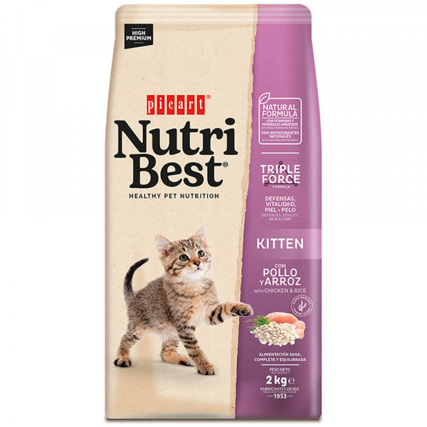 Ração para Gatinho Nutribest High Premium Kitten Frango & Arroz – Crescimento Saudável e Desenvolvimento Completo