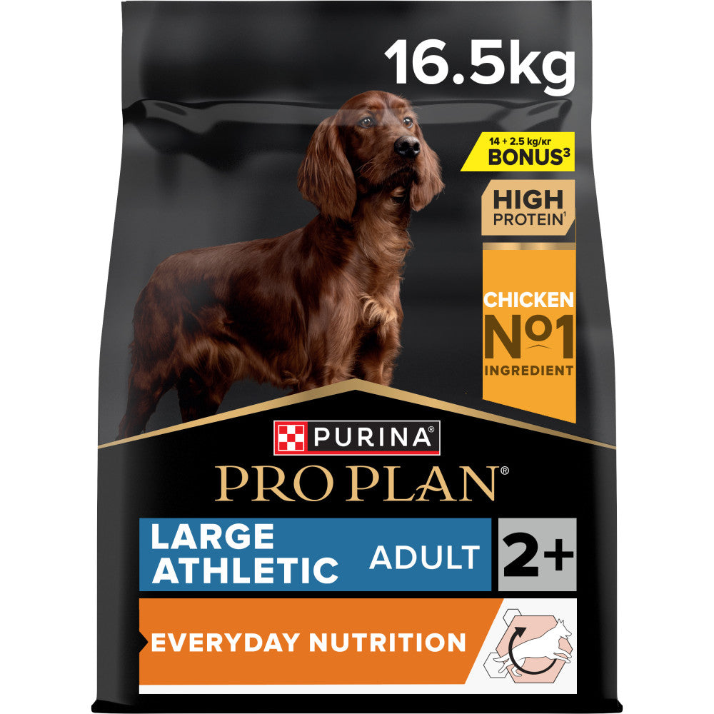 Pro Plan Everyday Nutrition Large Athletic 14+2,5 kg GRÁTIS - Ração seca para cão adulto grande - Frango