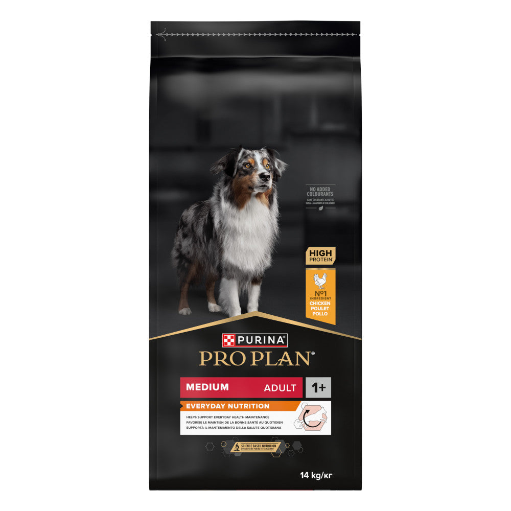 Pro Plan Everyday Nutrition Medium - Ração seca para cão adulto médio - Frango