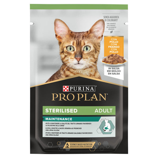 Pro Plan Nutrisavour Sterilised Gato Adulto Frango 85gr