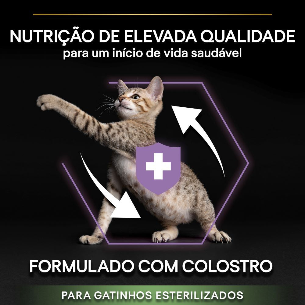 Pro Plan Sterilised Kitten Healthy Start - Ração seca para gatinho esterilizado - Salmão