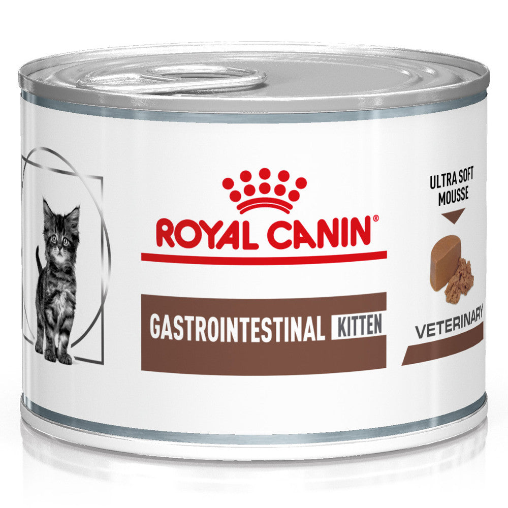 Royal Canin VET Gastrointestinal Kitten - Alimento em mousse para gatinho com problemas digestivos 12 x 195g