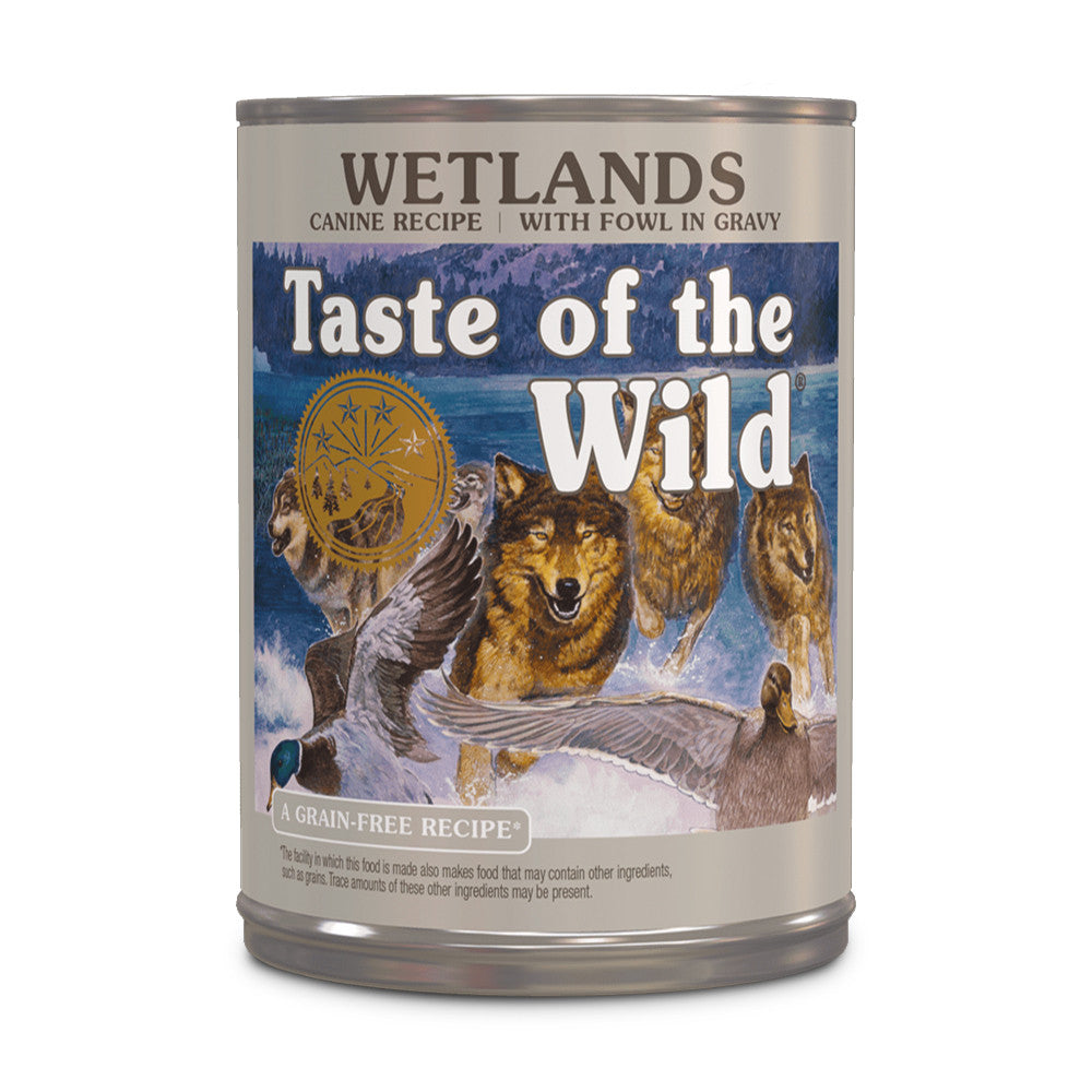Taste of the Wild Wetlands - Alimento em molho para cão - Aves 12 x 390g