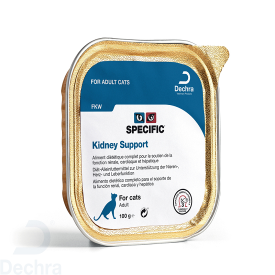 SPECIFIC Kidney Support - Alimento húmido para gato adulto para suporte da saúde renal e hepática