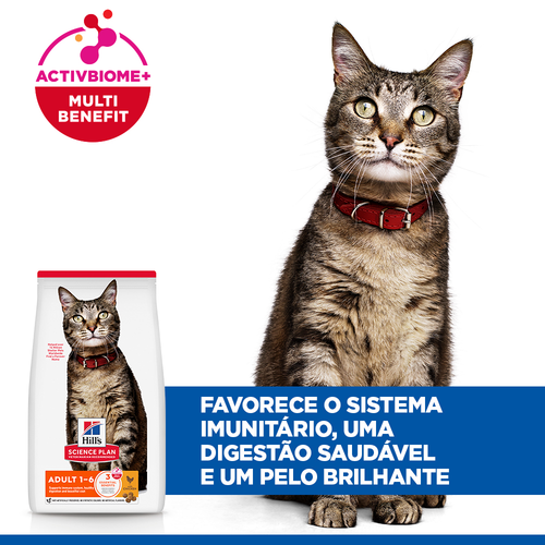 Hill's Adult - Ração seca para gato frango