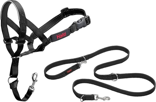 Halti – Colar de Cabeça + Trela de Treino para Cães