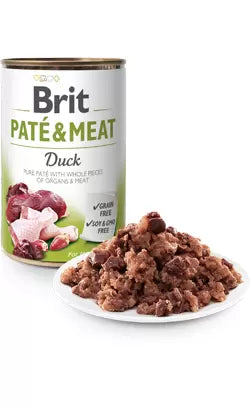 Alimento Húmido para Cão Brit Care Dog Paté & Meat Duck | Wet (Lata)  400g