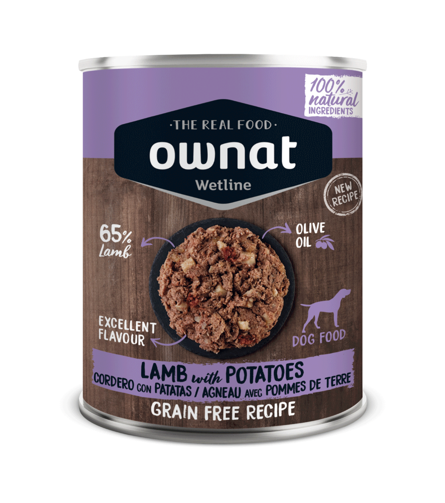 Wetline OWNAT WETLINE Lamb with Potatoes (DOG) 395g
