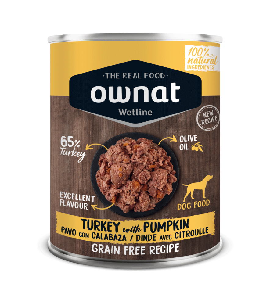 Wetline OWNAT WETLINE Turkey with Pumpkin (DOG) 395g
