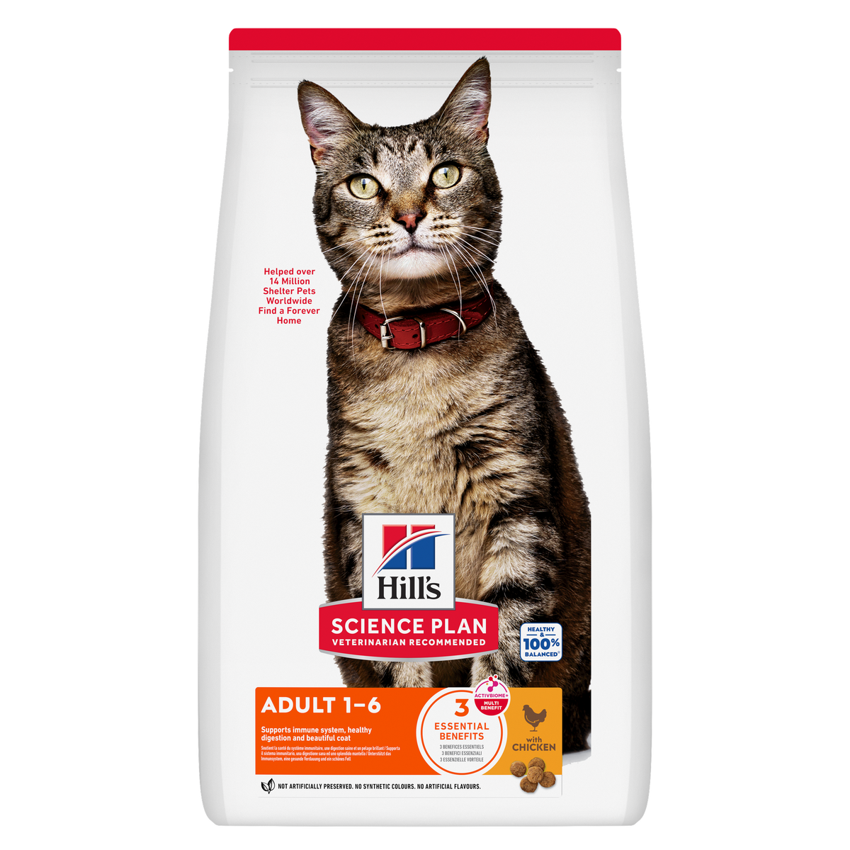 Hill's Adult - Ração seca para gato frango