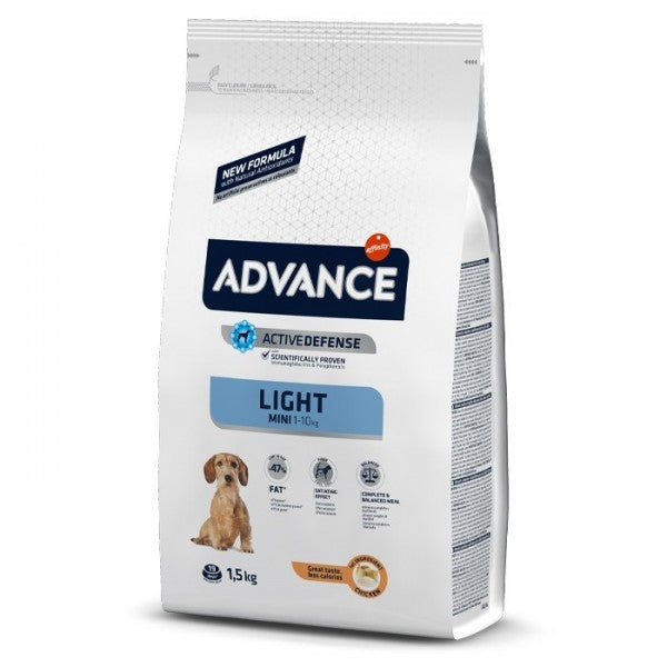 Advance Light Cão Mini Adulto - Frango E Arroz