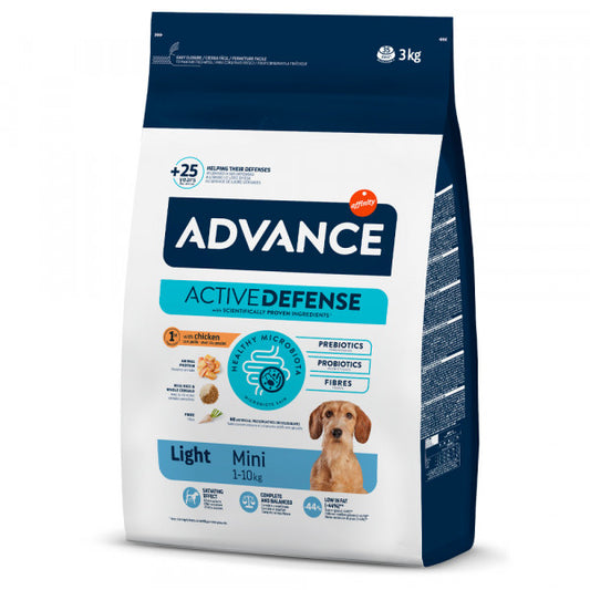 Advance Light Cão Mini Adulto - Frango E Arroz