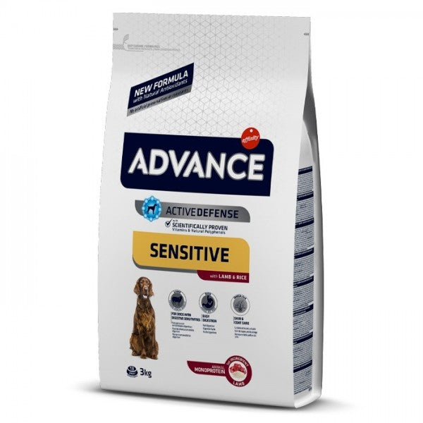 Advance Sensitive Cão Adulto - Borrego E Arroz