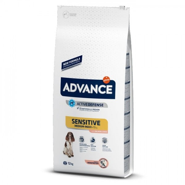 Advance Sensitive Cão Medium/Maxi Adulto - Salmão E Arroz