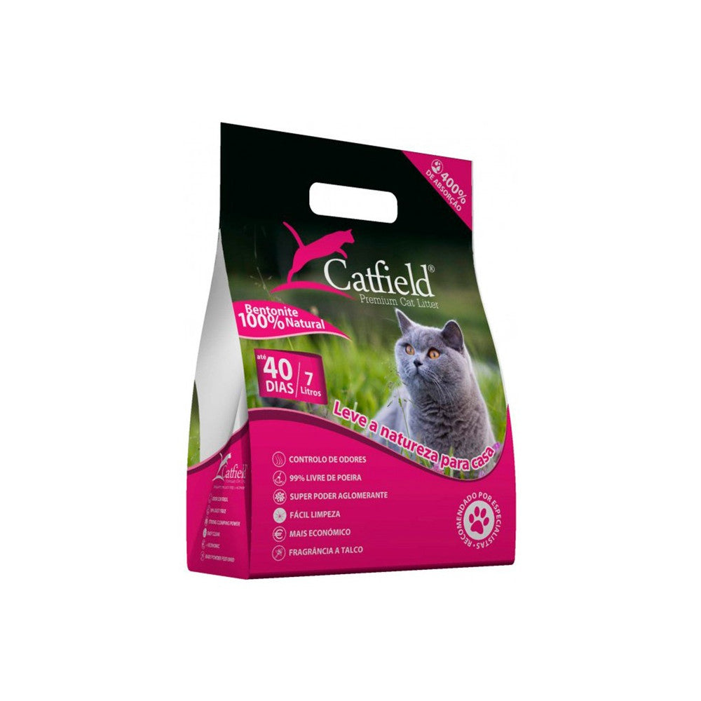 CatField Talco Areia para gato 7L