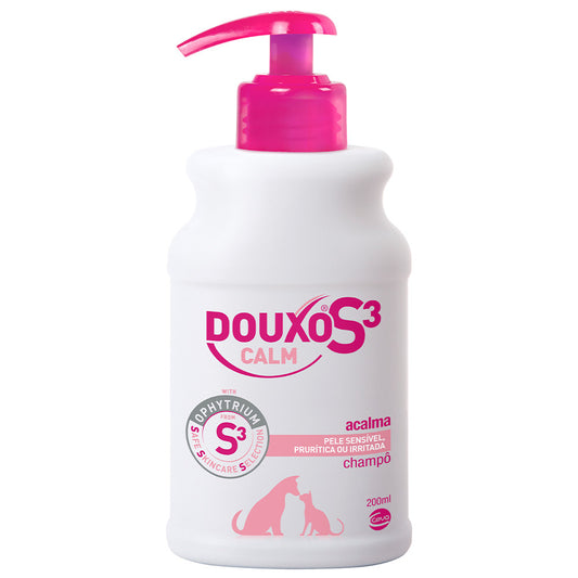 Champô para pele sensível ou irritada para cão e gato - DOUXO S3 Calm