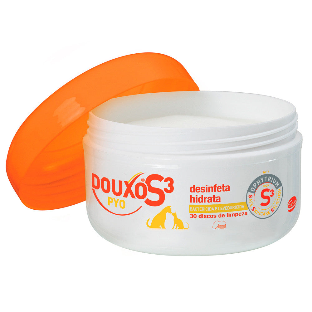 Discos de limpeza para cão e gato - DOUXO S3 Pyo 30 Unidades
