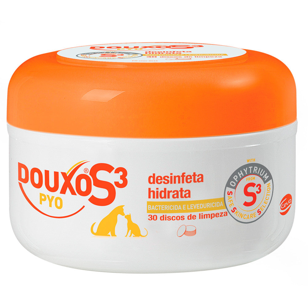 Discos de limpeza para cão e gato - DOUXO S3 Pyo 30 Unidades