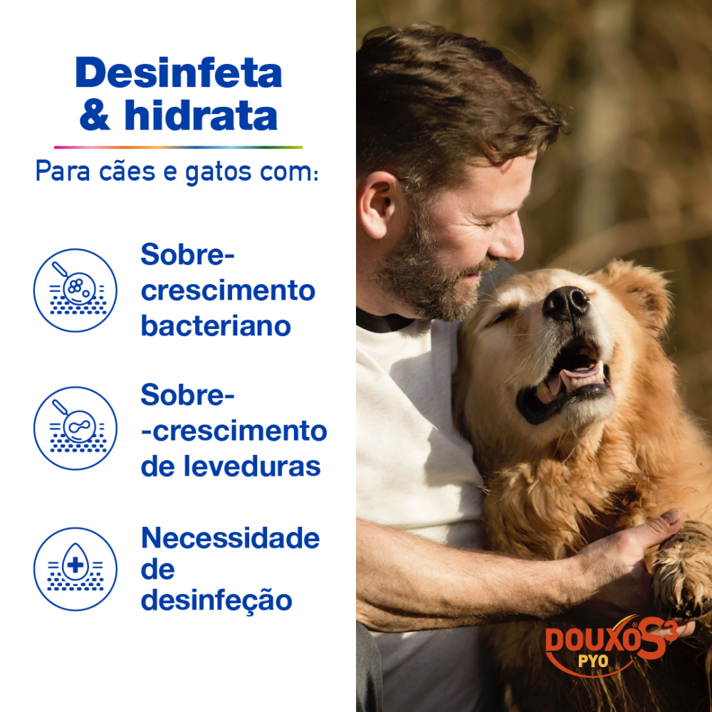 Discos de limpeza para cão e gato - DOUXO S3 Pyo 30 Unidades