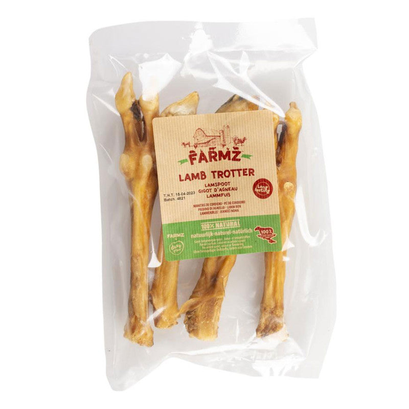 Perna de cordeiro natural para cão Farmz - Duvo Plus 4 Unidades