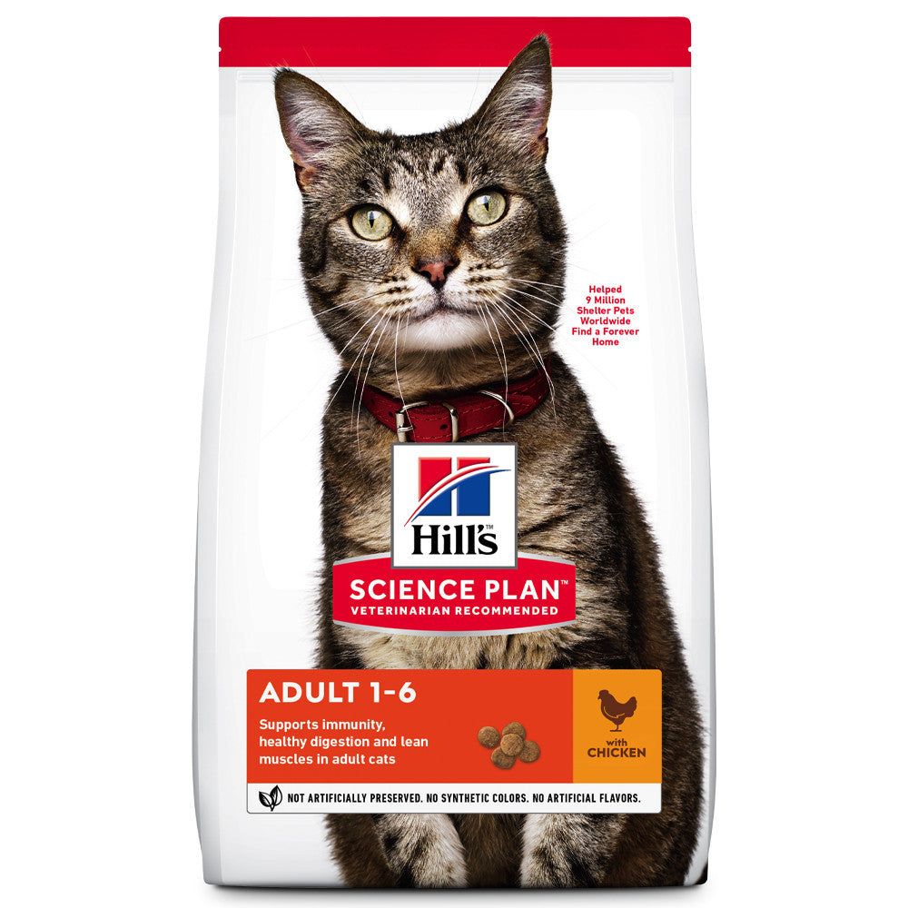 Hill's Adult - Ração seca para gato frango