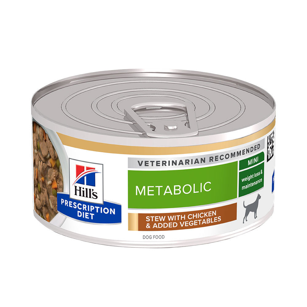 Hill's PD Canine Metabolic Mini - Alimento em molho para cão com excesso de peso - Frango e vegetais