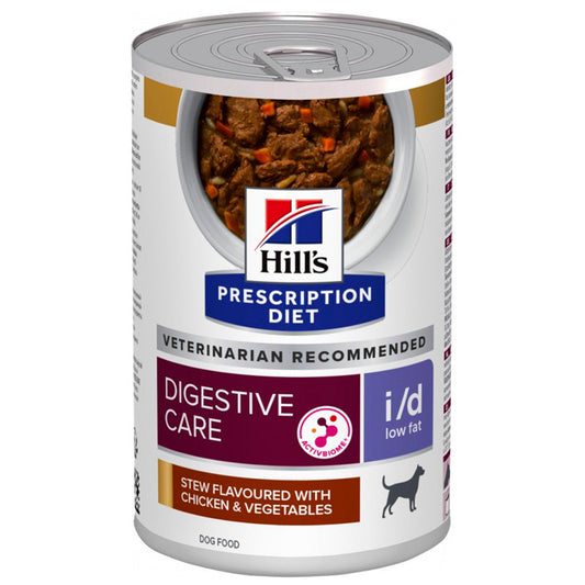 Hill's PD Digestive Care i/d Low Fat - Alimento em molho para cão para o cuidado digestivo - Frango e vegetais