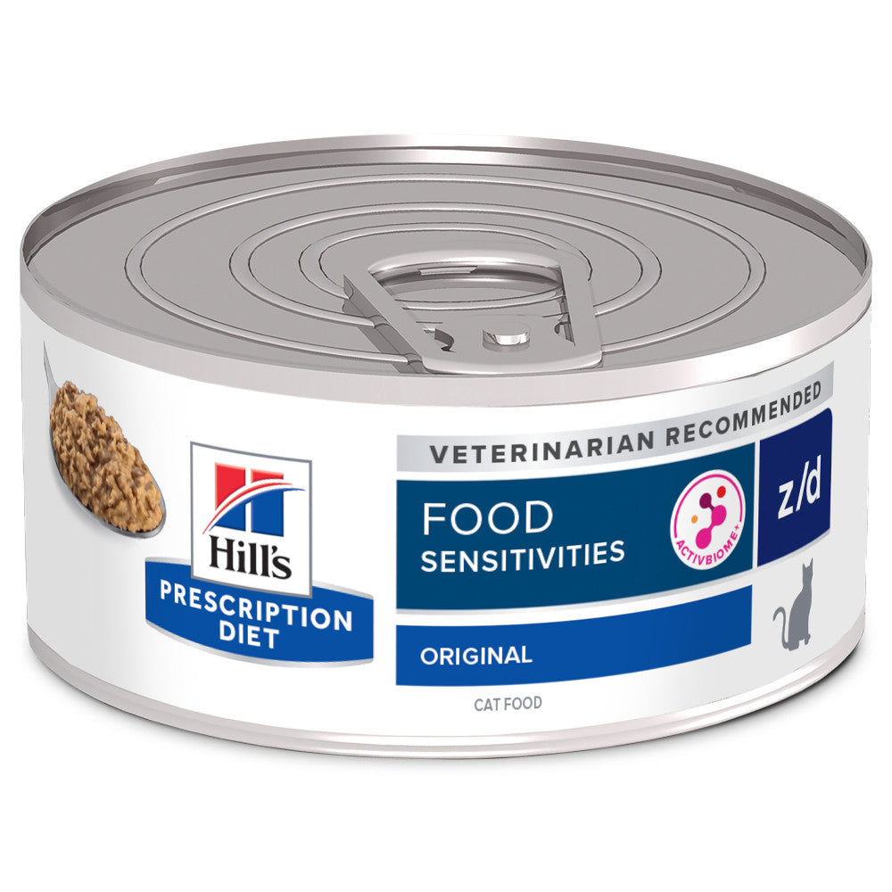 Hill's PD Food Sensitivities z/d - Alimento em patê para gato com sensibilidades alimentares  156g