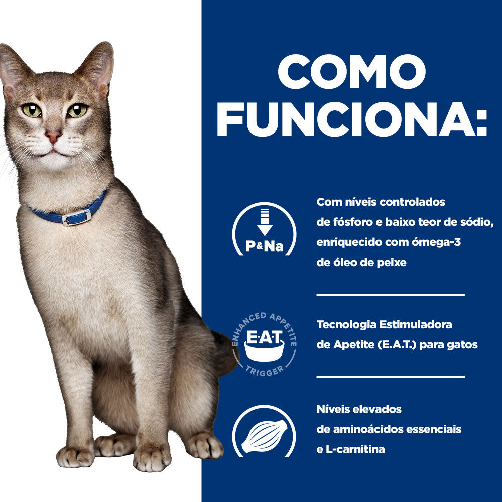 Hill's PD Kidney Care k/d - Alimento em molho para gato para suporte da doença renal 85g