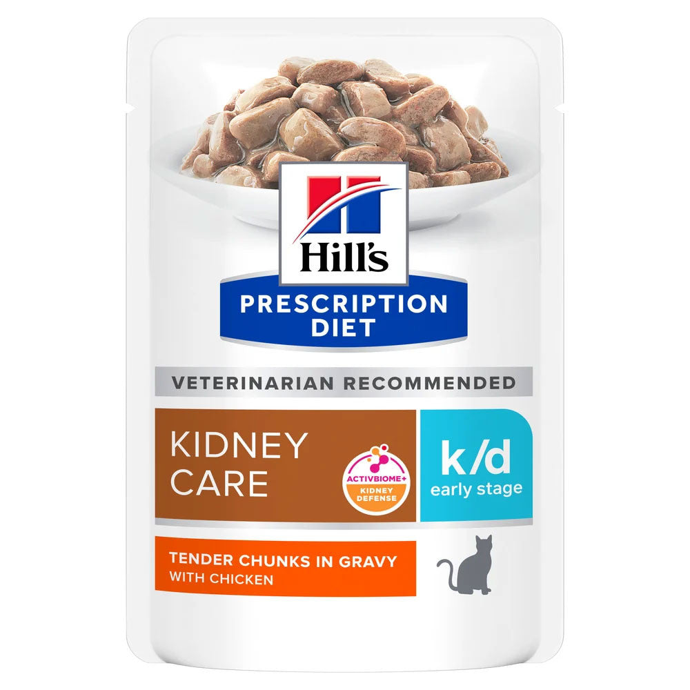 Hill's PD Kidney Care k/d Early Stage - Alimento em molho para gato com doença renal precoce 85g