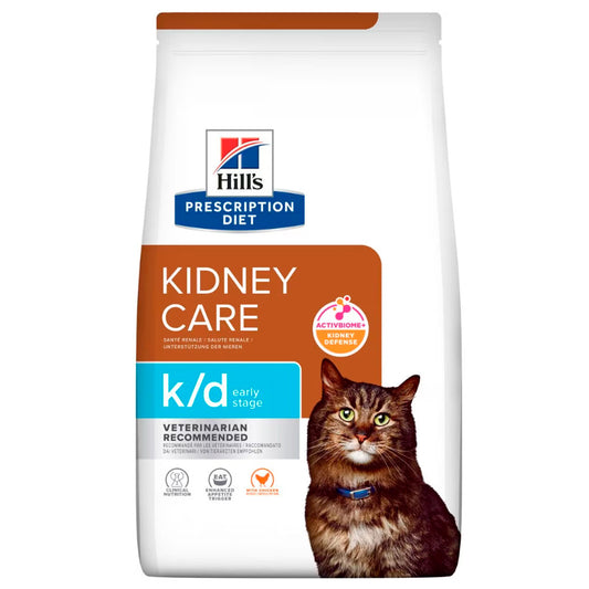 Hill's PD Kidney Care k/d Early stage - Ração seca para gato com doença renal precoce 1.5Kg