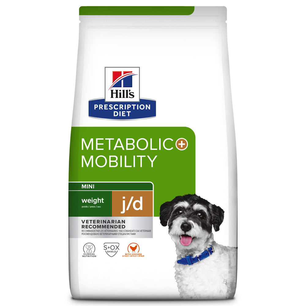Hill's PD Metabolic + Mobility Mini - Ração seca para cão pequeno com excesso de peso