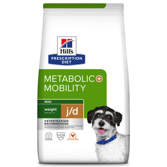 Hill's PD Metabolic + Mobility Mini - Ração seca para cão pequeno com excesso de peso