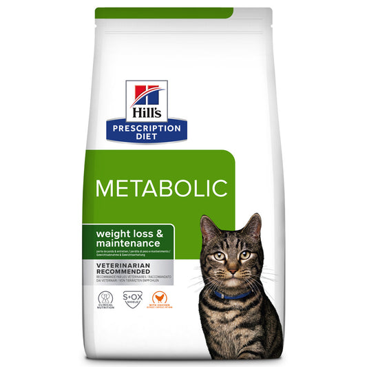 Hill's PD Metabolic - Ração seca para gato para controlo do peso - Frango