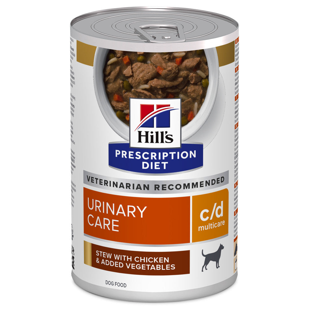 Hill's PD Urinary Care c/d Multicare - Alimento em molho para cão para suporte da saúde urinária - Frango e vegetais  354g