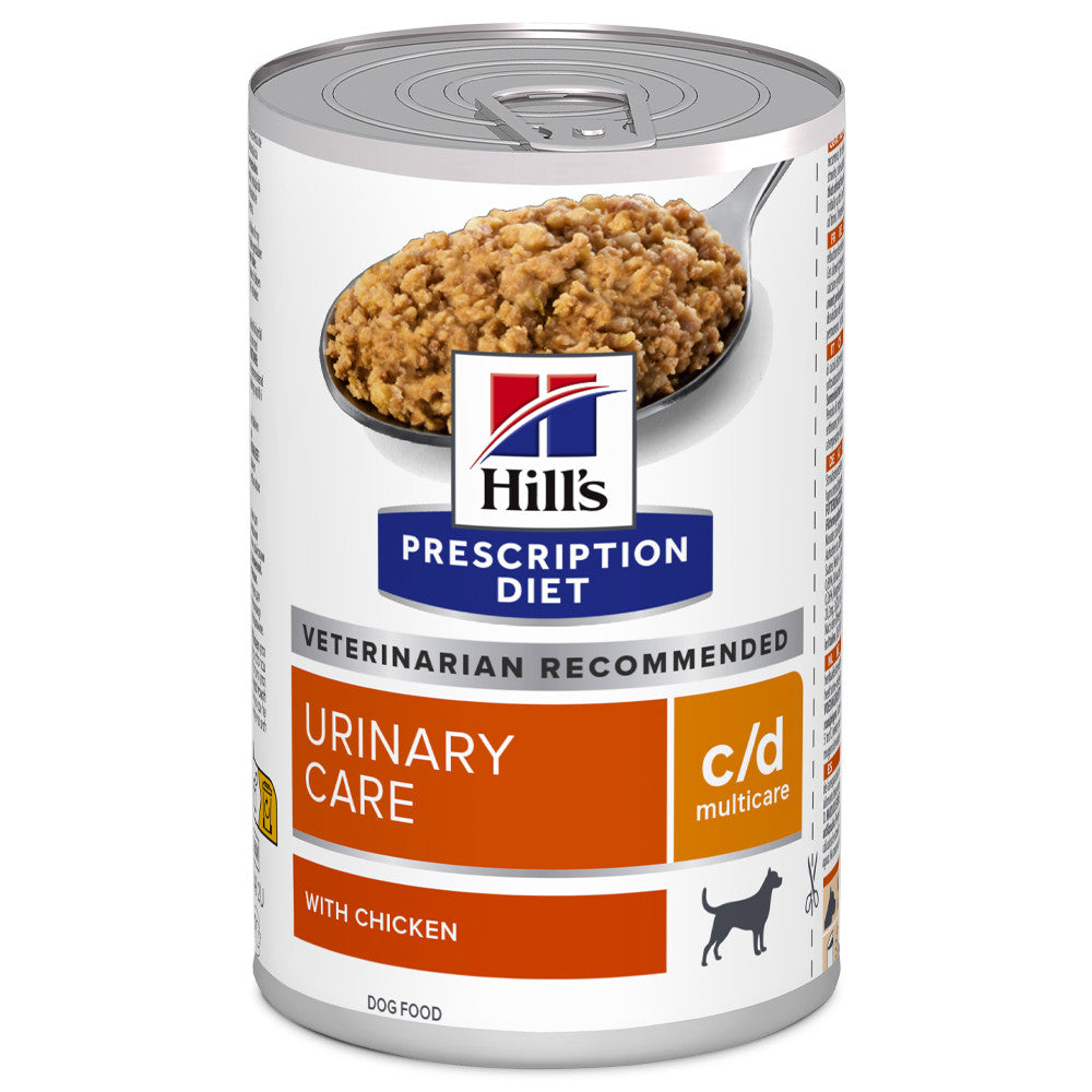 Hill's PD Urinary Care c/d Multicare - Alimento em patê para cão para suporte da saúde urinária - Frango 370g