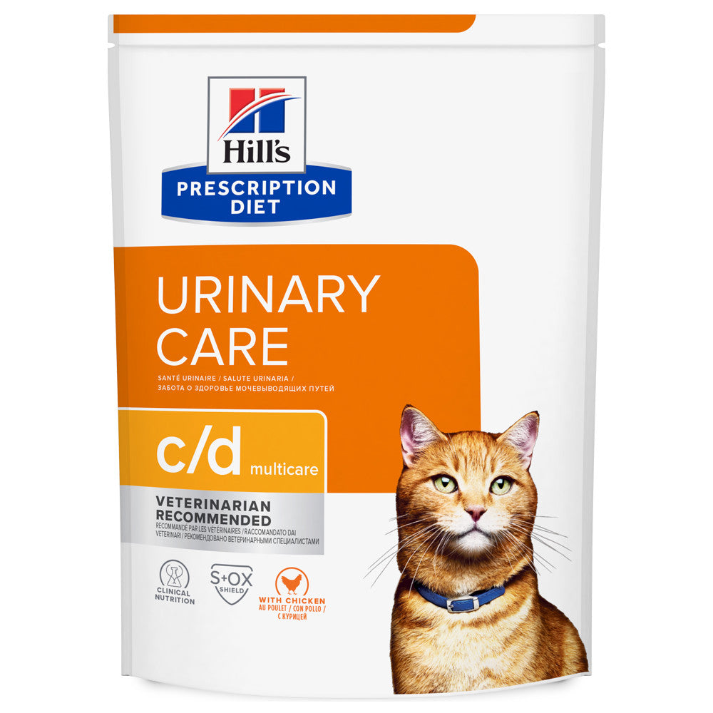 Hill's PD Urinary Care c/d Multicare - Ração seca para gato para suporte da saúde urinária