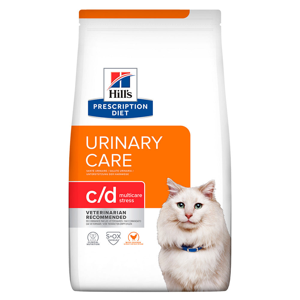 Hill's PD Urinary Care c/d Multicare Stress - Ração seca para gato para suporte da saúde urinária - Frango