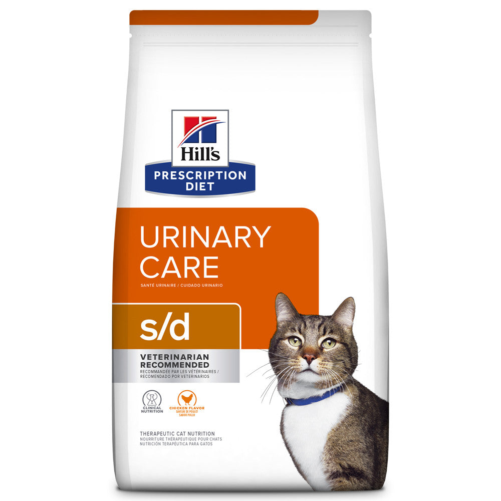 Hill's PD Urinary Care s/d - Ração seca para gato para suporte da saúde urinária - Frango