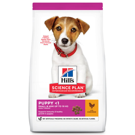 Hill's SP Puppy Small & Mini - Ração seca para cachorro de porte mini e pequeno - Frango